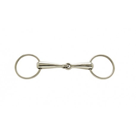 Stainless steel loose ring snaffle